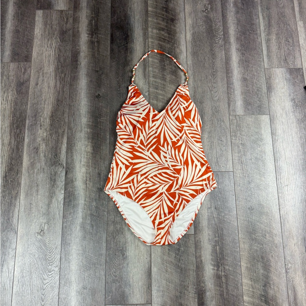 Shade + Shore Orange One Piece Swimsuit